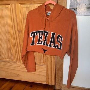 Cropped Texas longhorn Hoodie